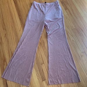 Belle bottom velour pants.